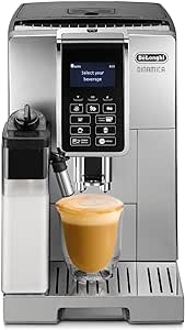 De’Longhi Dinamica Automatic Coffee Machine with Bean Grinder & Milk Frothing System