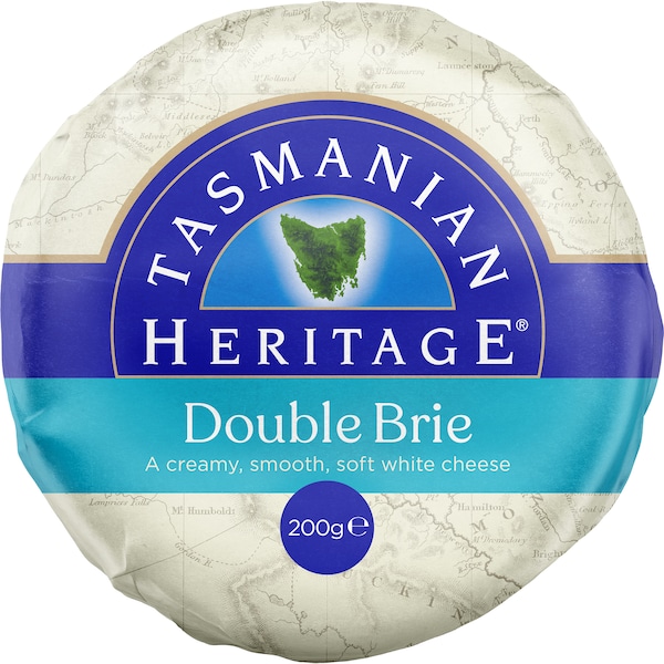 Tasmanian Heritage Double Brie Cheese 200g