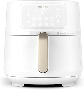 Philips Air Fryer 5000 Series XXL, 7.2L, Wifi Connected, 90% Less Fat, White (HD9285/00)