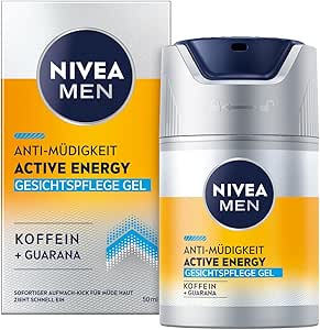 NIVEA MEN Active Energy Facial Care Gel: Revitalising & Fast Absorbing Moisturizer