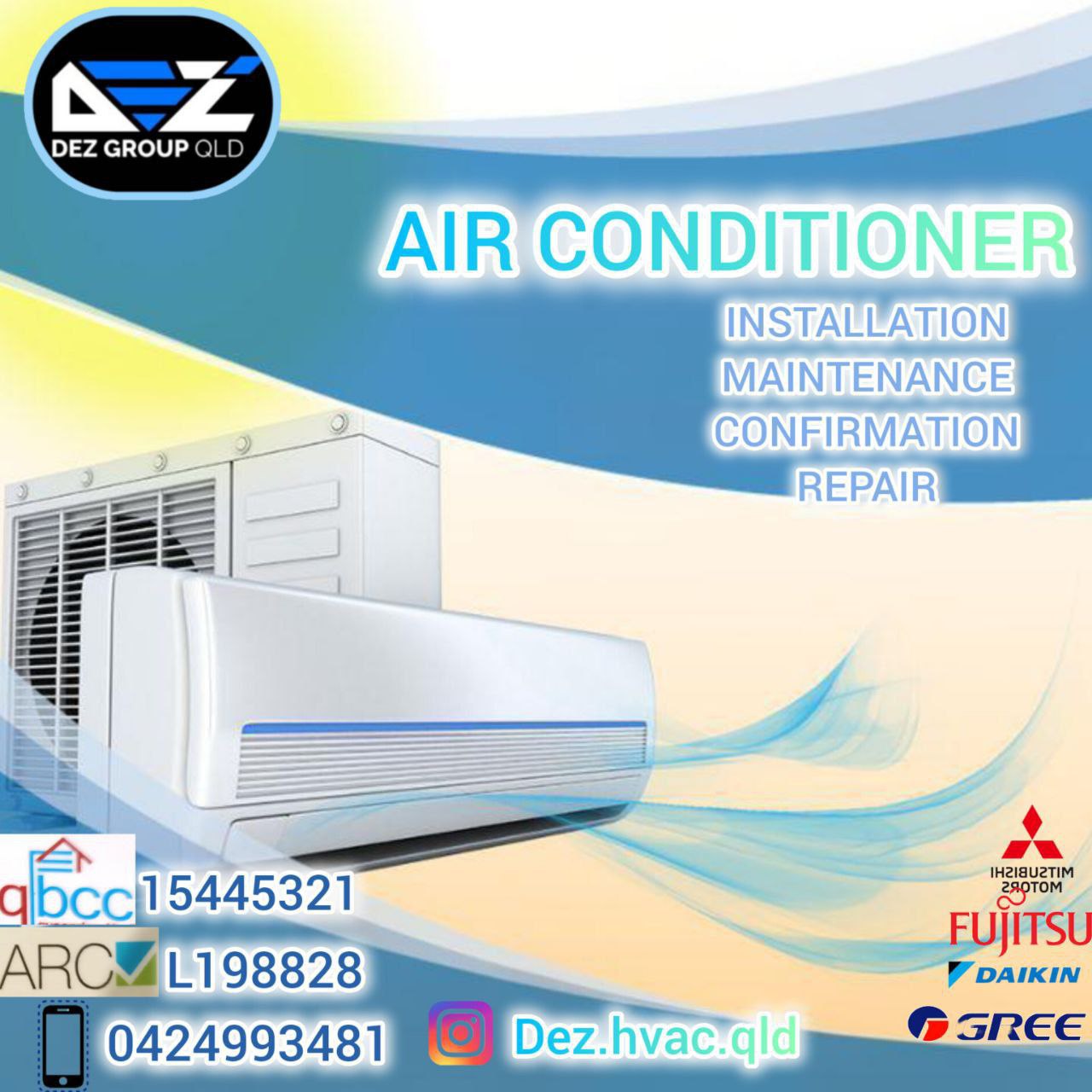 خدمات حرفه‌ای تهویه مطبوع در بریزبن – DEZ HVAC QLD