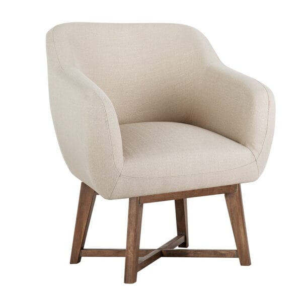 Beige Artiss Fabric Tub Armchair