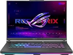 لپ‌تاپ گیمینگ ASUS ROG Strix G16 (2024) با نمایشگر 16 اینچ FHD 165Hz، کارت گرافیک NVIDIA® GeForce RTX™ 4060، پردازنده Intel Core i7-13650HX، رم 16GB DDR5، حافظه 1TB PCIe Gen4 SSD، وای‌فای 6E و ویندوز 11