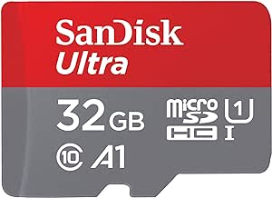 کارت حافظه SanDisk 32GB Ultra microSDHC UHS-I با آداپتور – سرعت 120MB/s، کلاس 10، U1، مناسب برای Full HD، استاندارد A1 – مدل SDSQUA4-032G-GN6MA