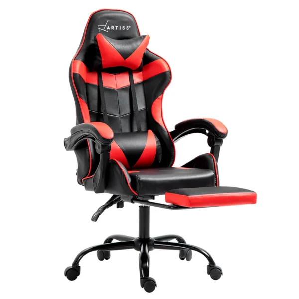 صندلی اداری گیمینگ کامپیوتر صندلی مدیریتی مدل Racing Seat Recliner قرمز