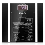 ترازو دیجیتال حمام Everfit مدل Body Fat Scale با ظرفیت ۱۸۰ کیلوگرم و مانیتور الکترونیکی